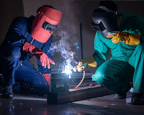 Beschermende kleding voor elektrische lasbewerkingen